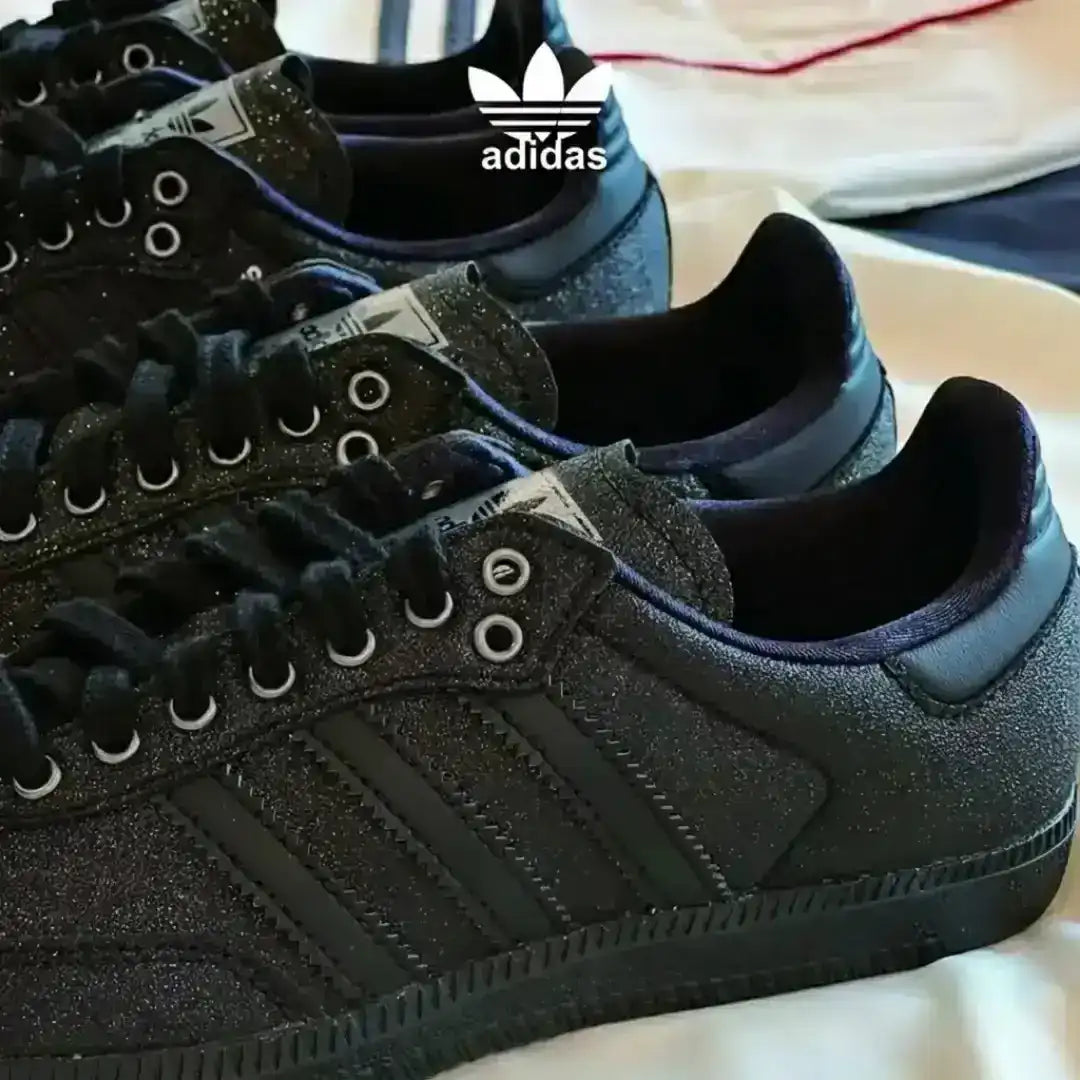 Adidas Samba Shine Triple Black – Limited Sparkle Edition