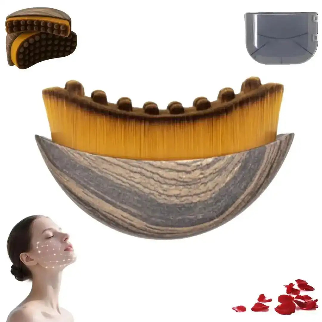 The "De-Bloat" Wand | Lymphatic Drainage & Wood Therapy Body Sculpting Tool, Anti-Cellulite Massage