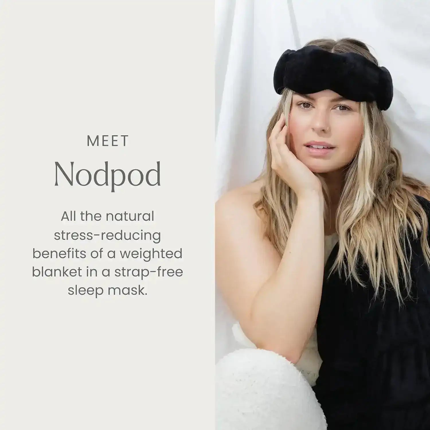 Dual-Temp Weighted Sleep Pod | NodPod's Weighted Blanket For Your Eyes