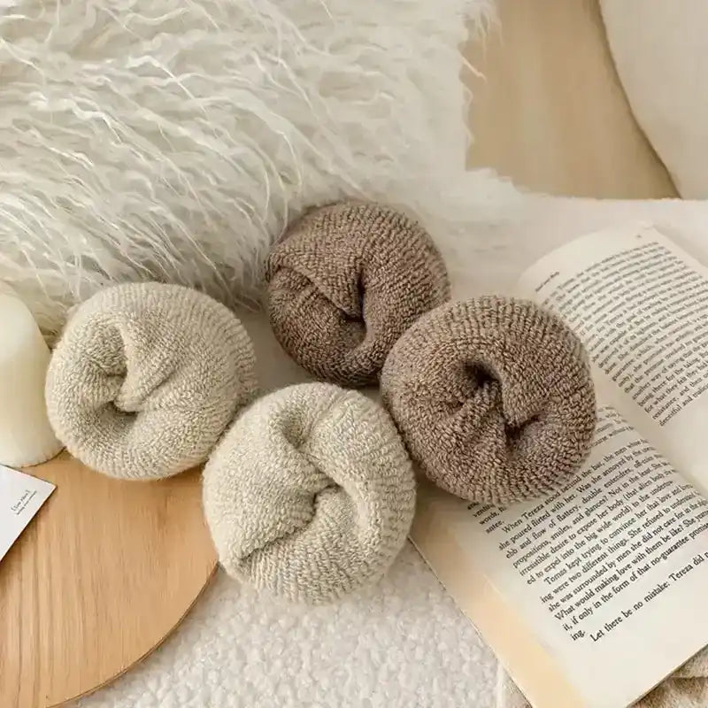 The CloudKnit Luxe Crew, The "Everyday" Soft Sock! (Ultra-Plush Ribbed Comfort Socks)