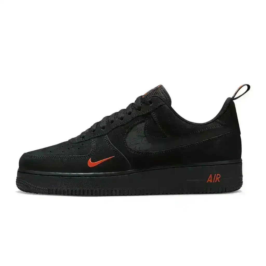 Nike Air Force 1 Multi Swoosh Black/Crimson