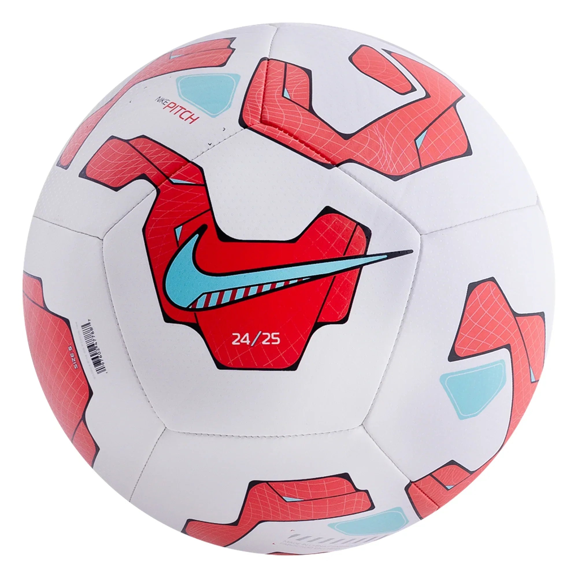 Nike Pitch Soccer Ball - White/Red