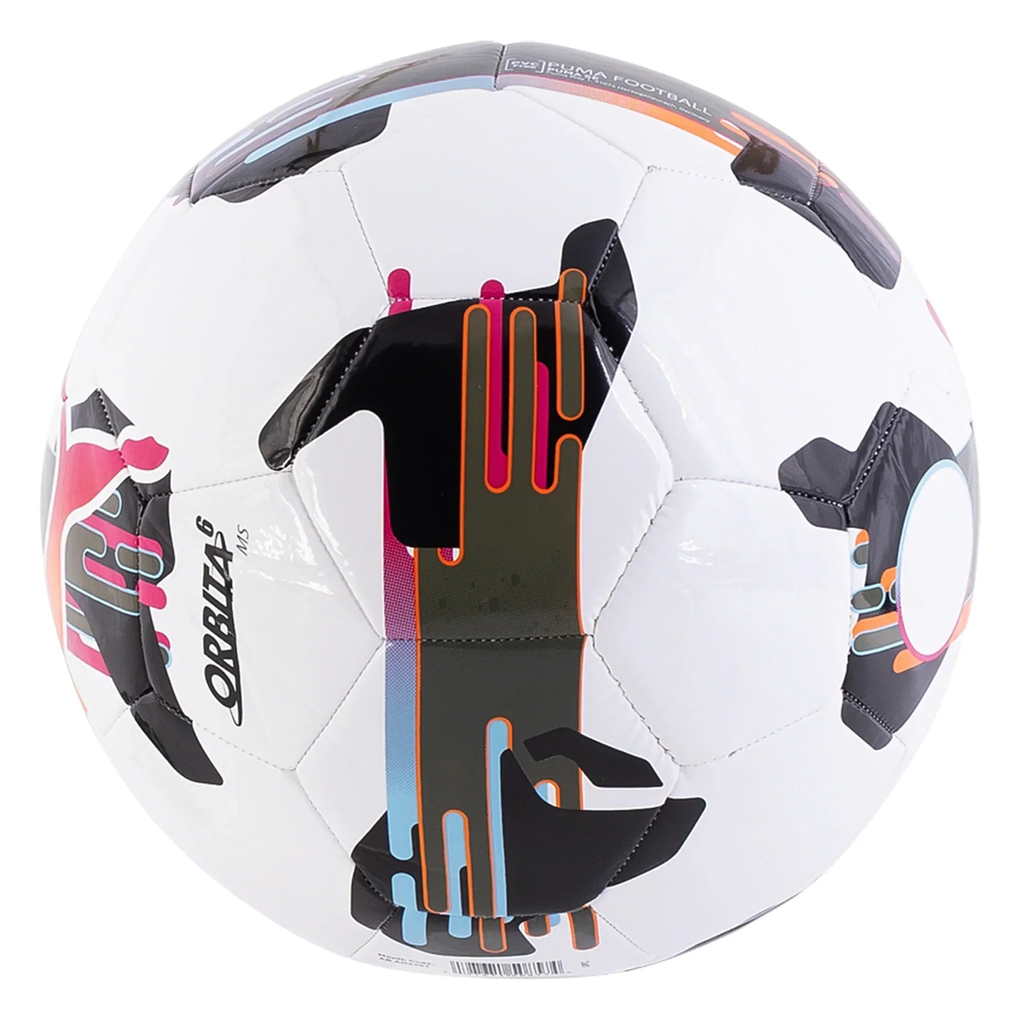 Puma Orbita 6 MS Soccer Ball - White/Multicolor