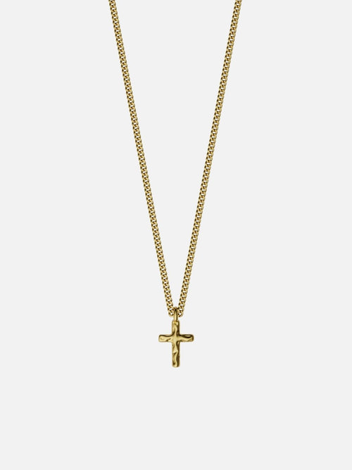 Forged Cross Chain | 18K Gold | Alltrends - 1
