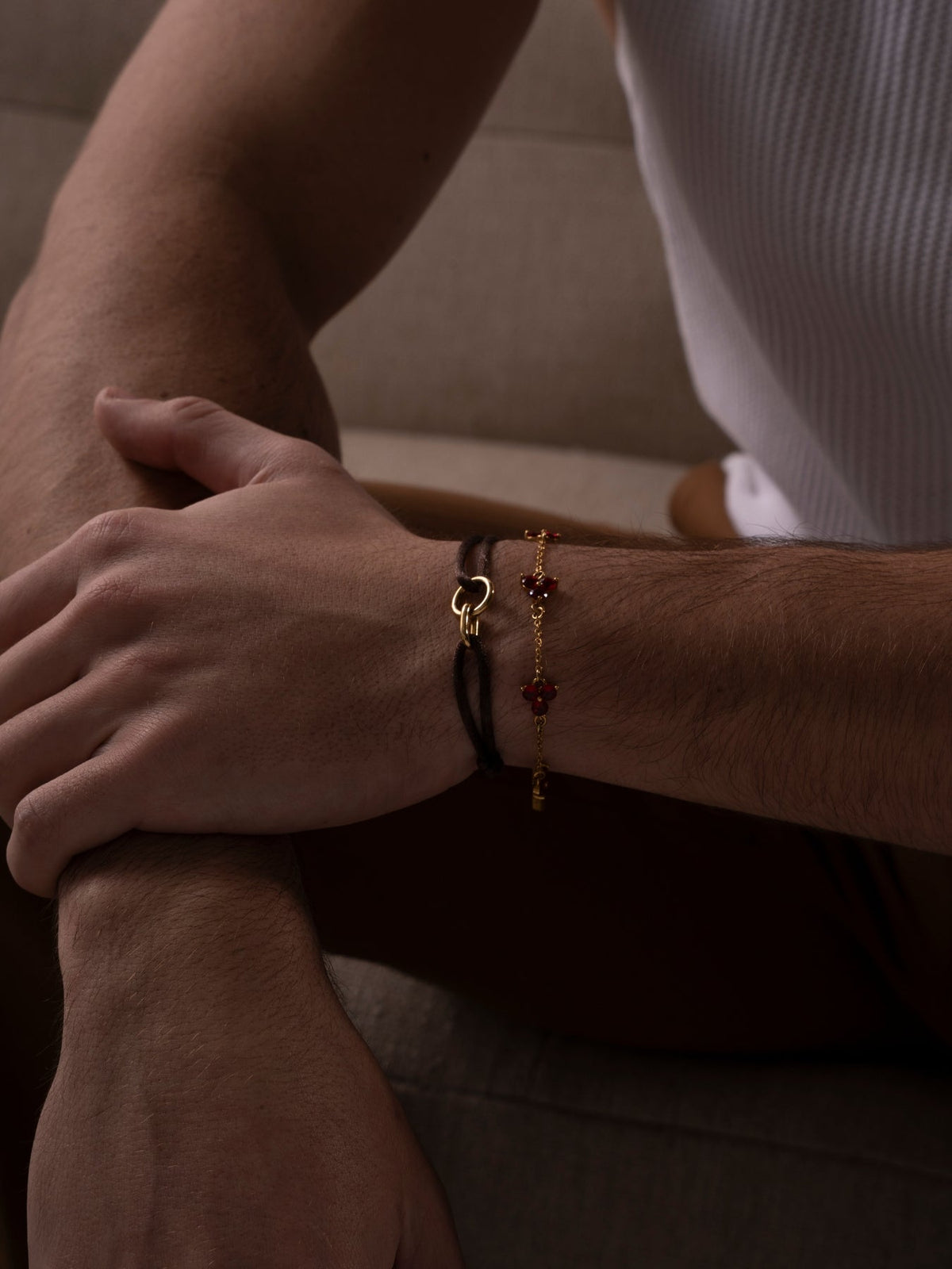Coffee Unity Bracelet | 18K Gold | Alltrends - 5