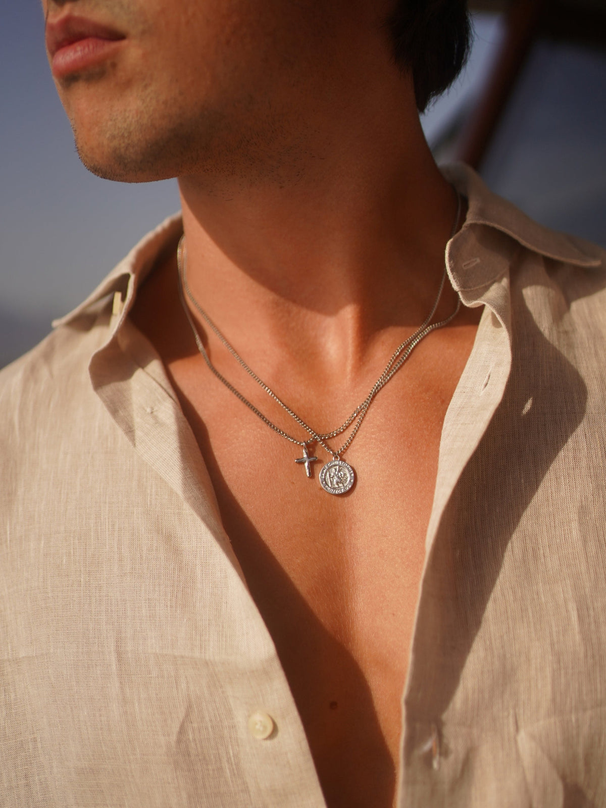 Forged Cross Chain | Silver | Alltrends - 2