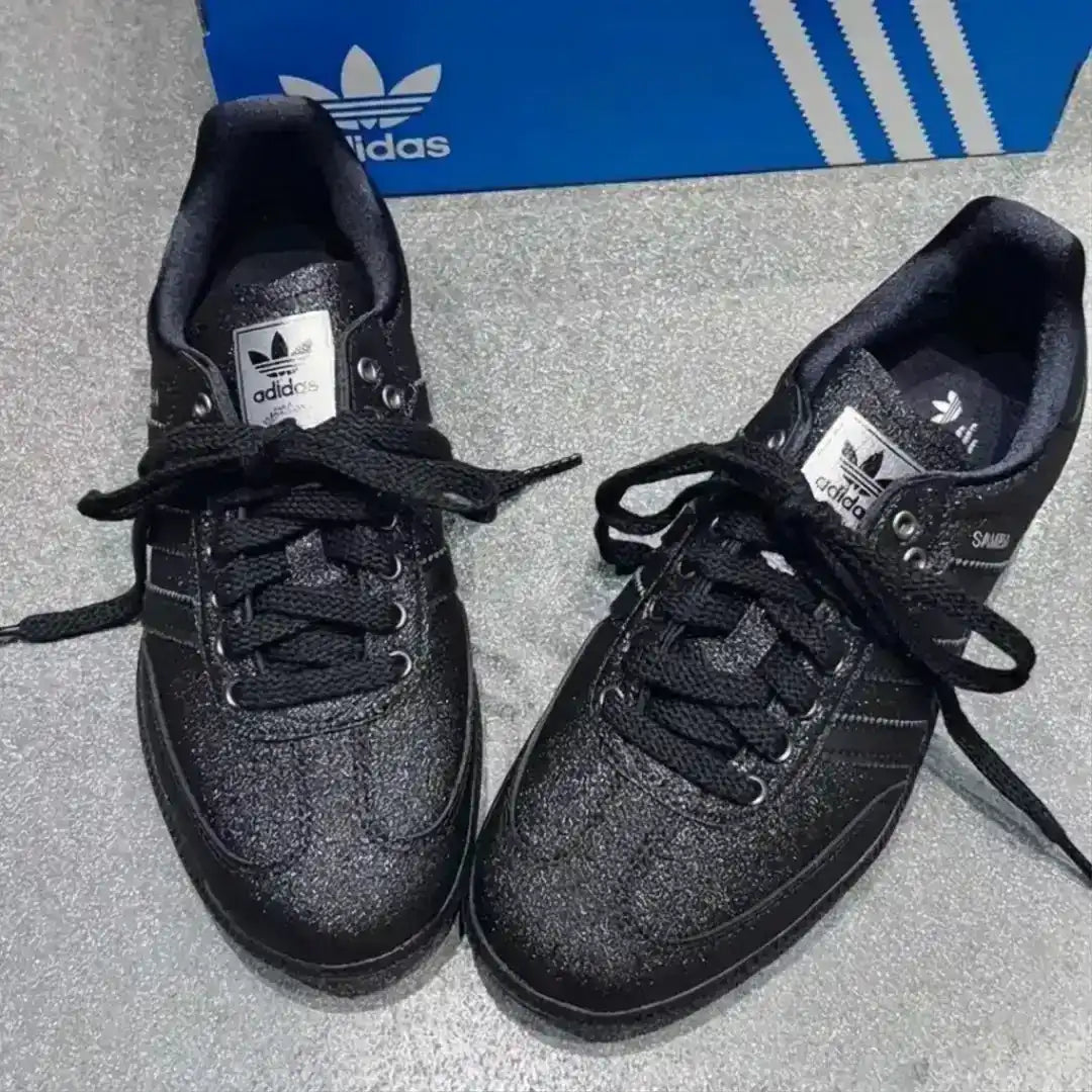 Adidas Samba Shine Triple Black – Limited Sparkle Edition