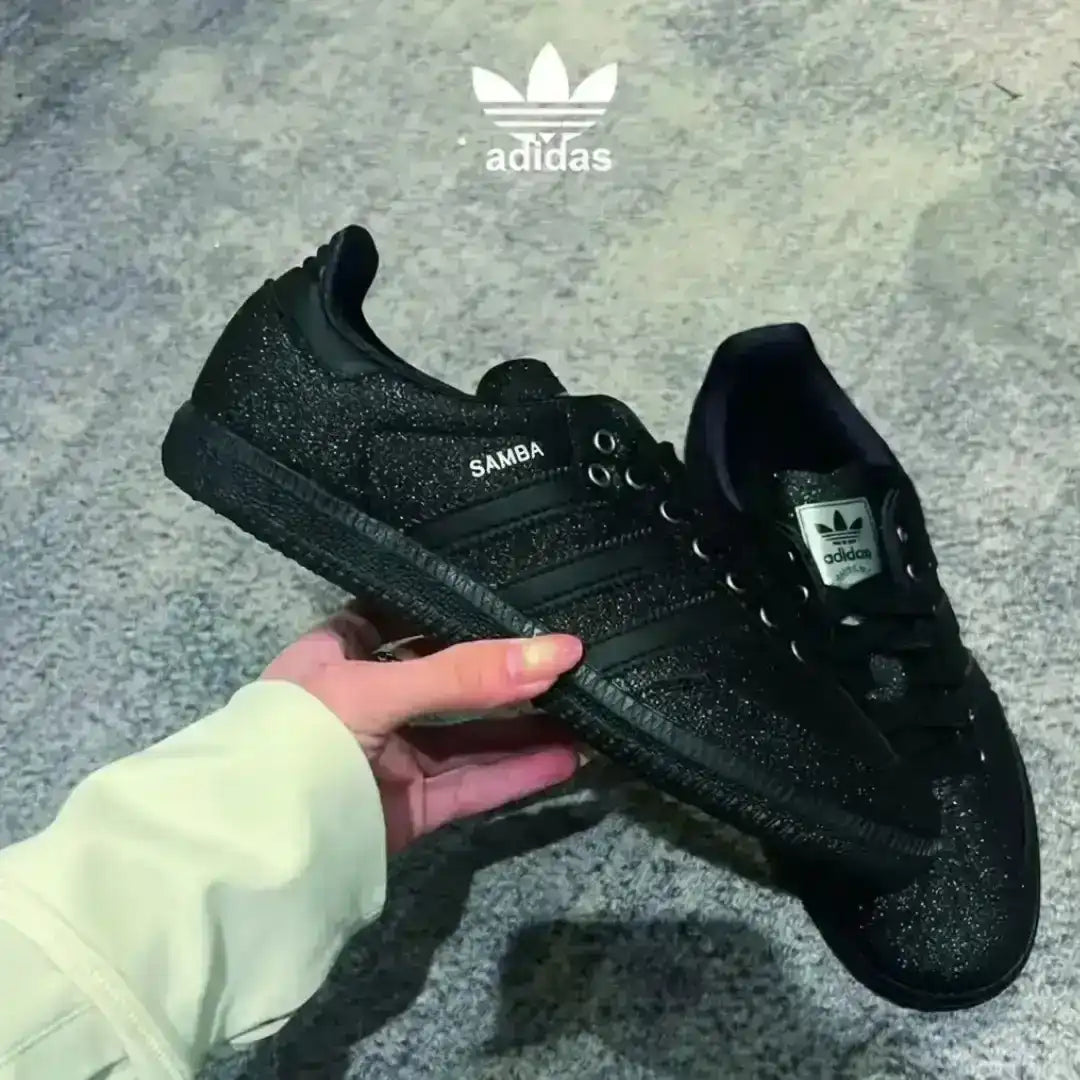 Adidas Samba Shine Triple Black – Limited Sparkle Edition