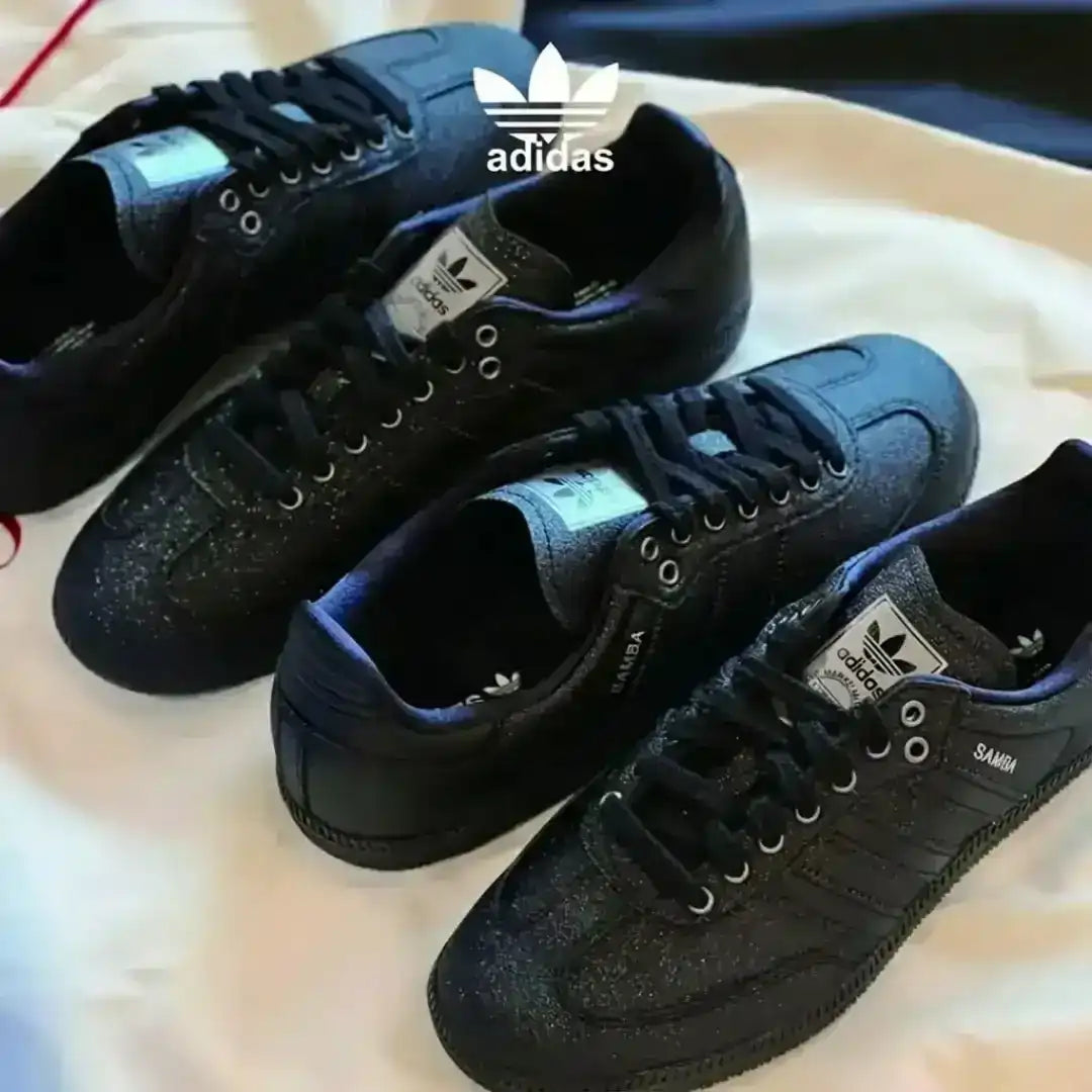 Adidas Samba Shine Triple Black – Limited Sparkle Edition