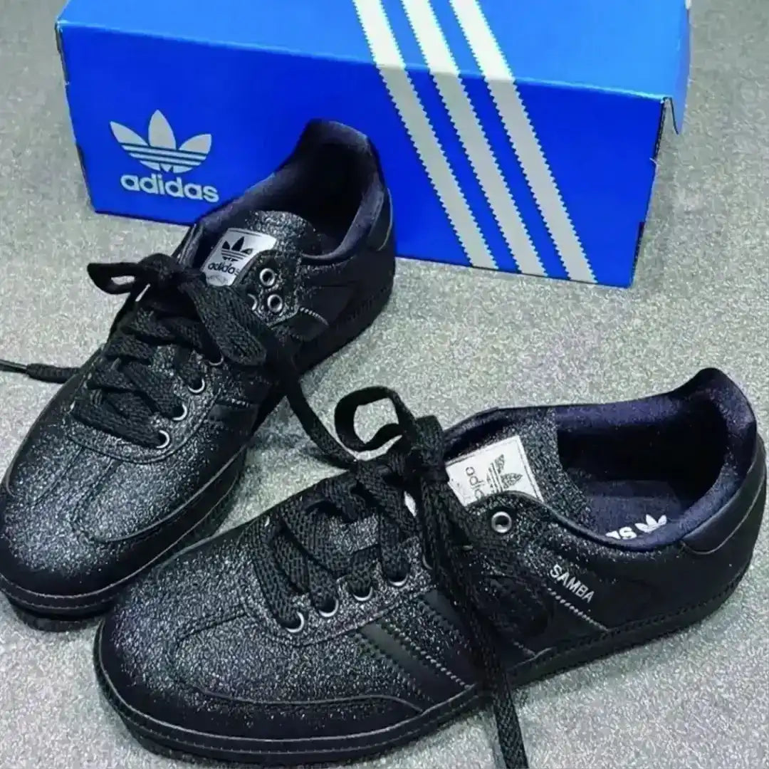 Adidas Samba Shine Triple Black – Limited Sparkle Edition