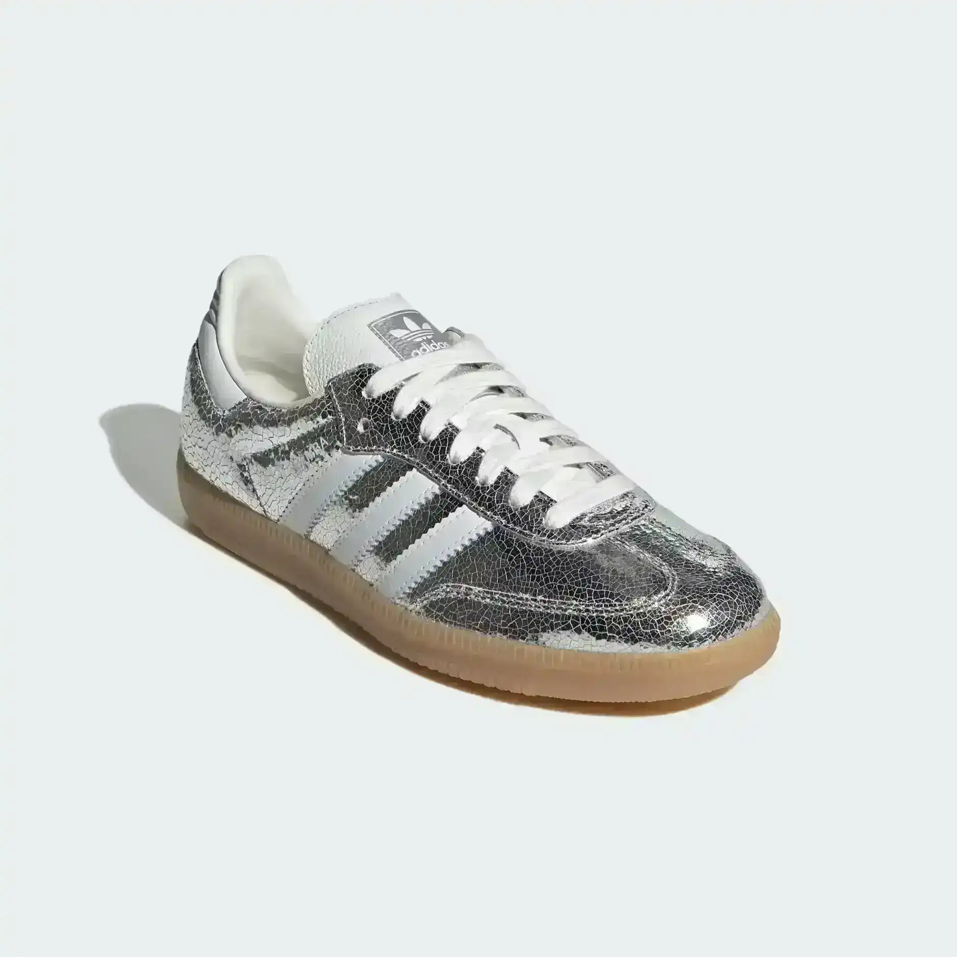Adidas Samba OG White Silver Metallic Grey | Classic Premium Edition