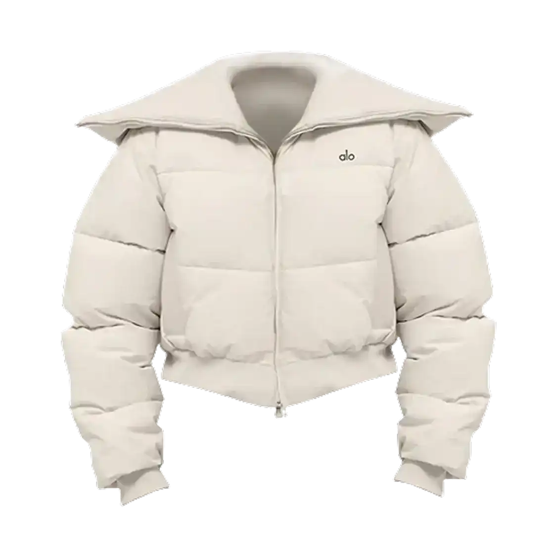 The Alo Yoga | Captivate Wide-Collar Cropped Puffer 2026