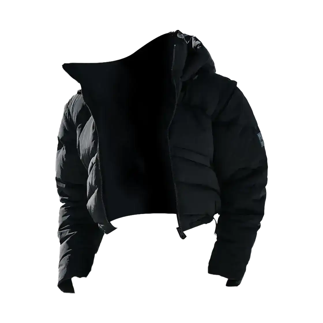 The Alo Yoga | Captivate Wide-Collar Cropped Puffer 2026