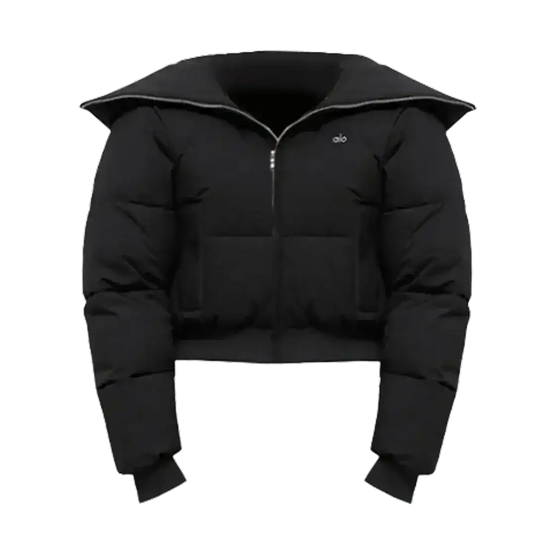 The Alo Yoga | Captivate Wide-Collar Cropped Puffer 2026