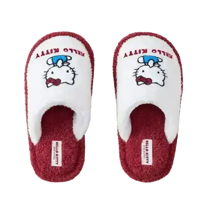 Hello Kitty Women’s Fuzzy Thermal Slippers