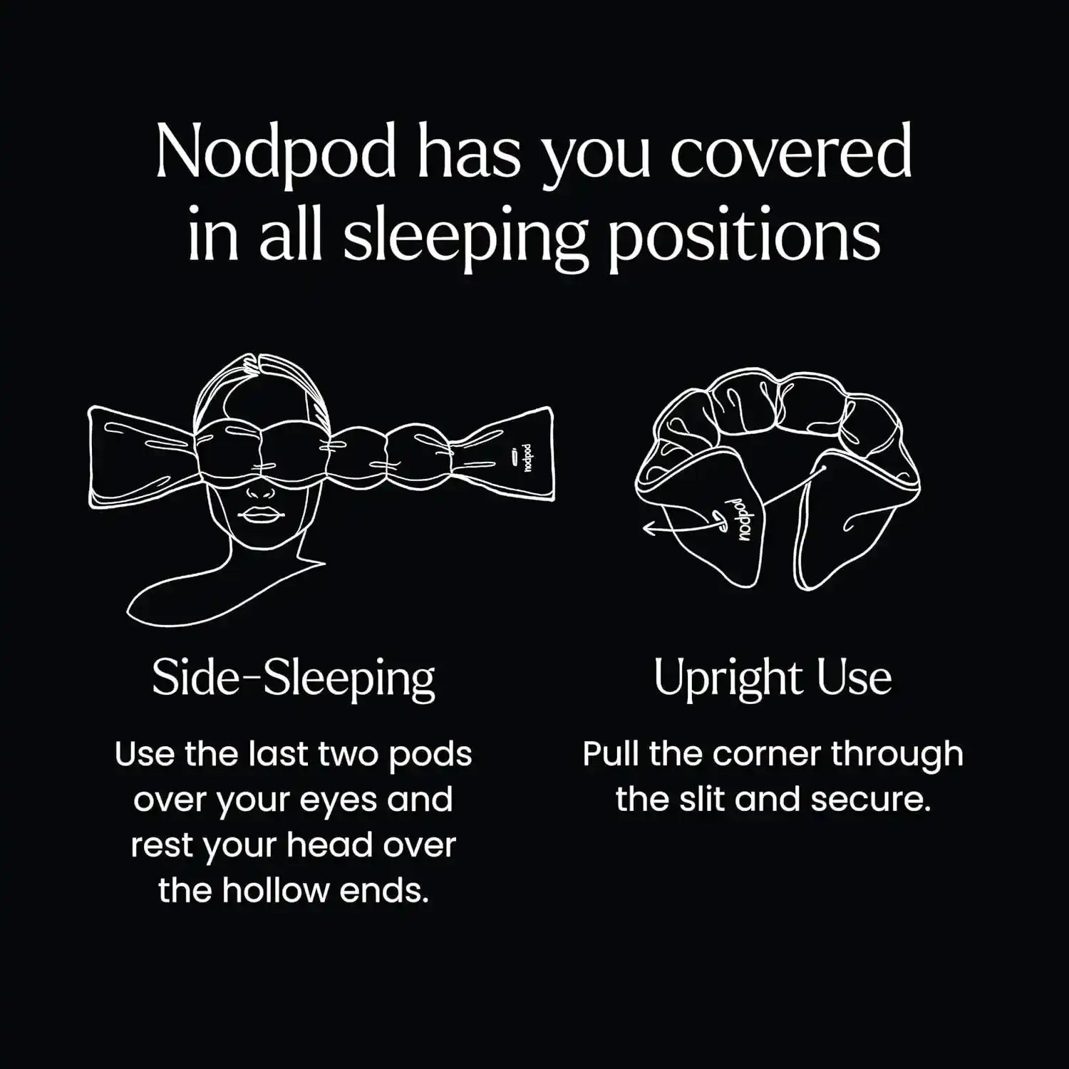 Dual-Temp Weighted Sleep Pod | NodPod's Weighted Blanket For Your Eyes