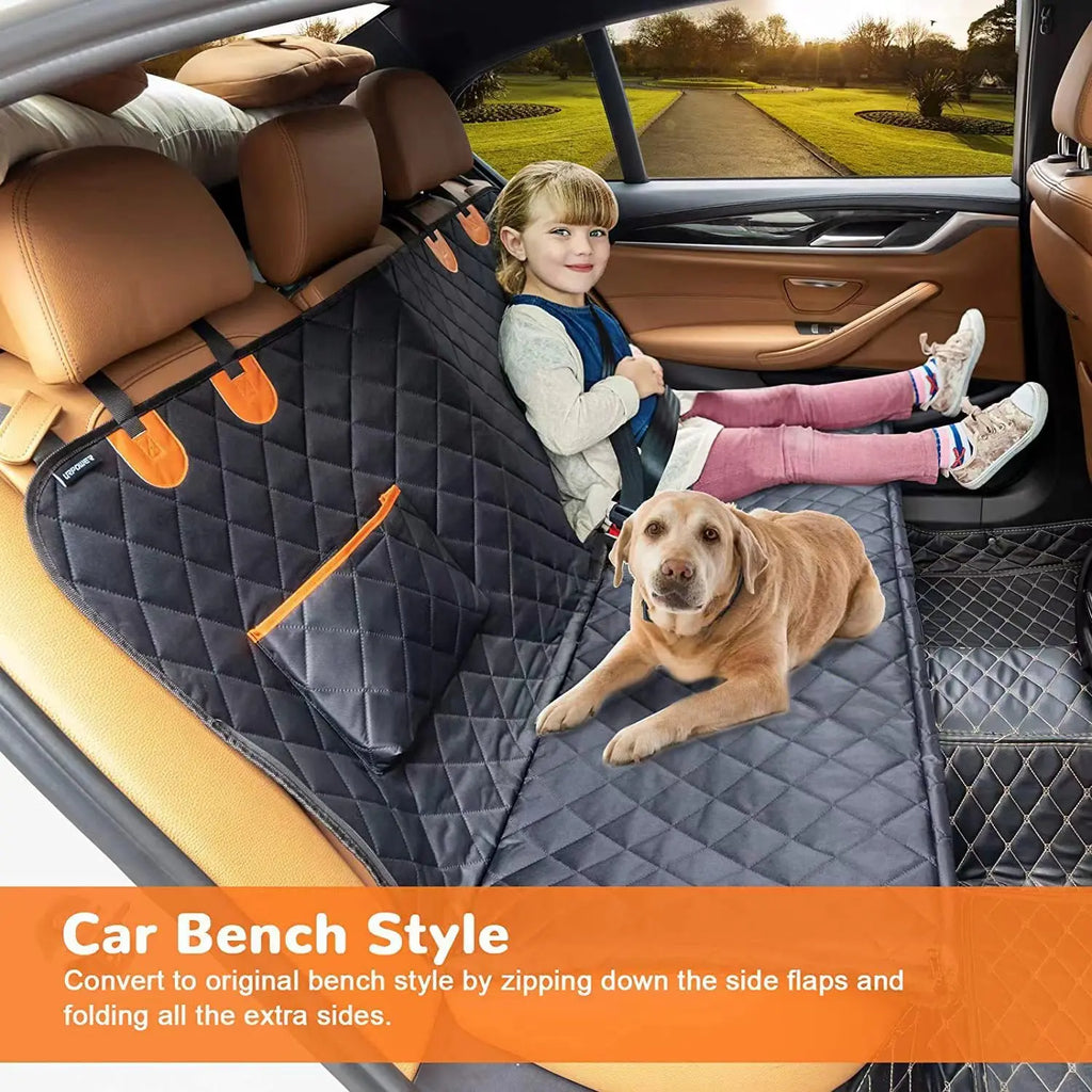 Hard-Bottom Dog Car Seat Cover