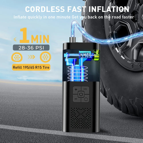 150 PSI Cordless Tire Inflator