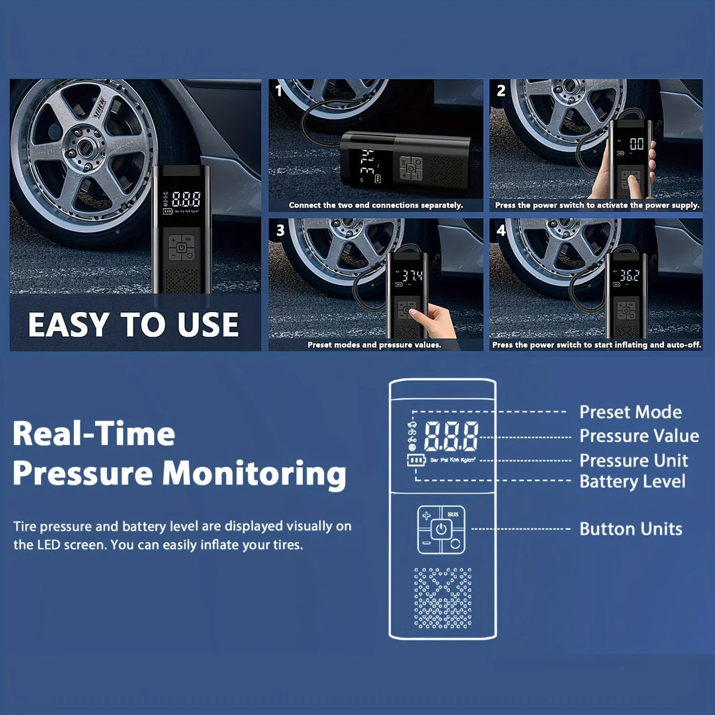 150 PSI Cordless Tire Inflator