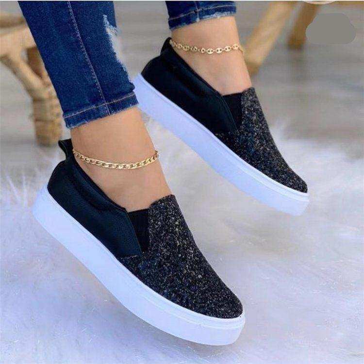 Discreet Shoes The Stardust Platform Slip-On