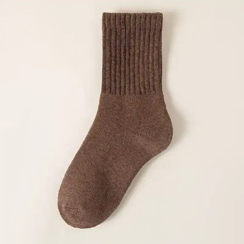 The CloudKnit Luxe Crew, The "Everyday" Soft Sock! (Ultra-Plush Ribbed Comfort Socks)
