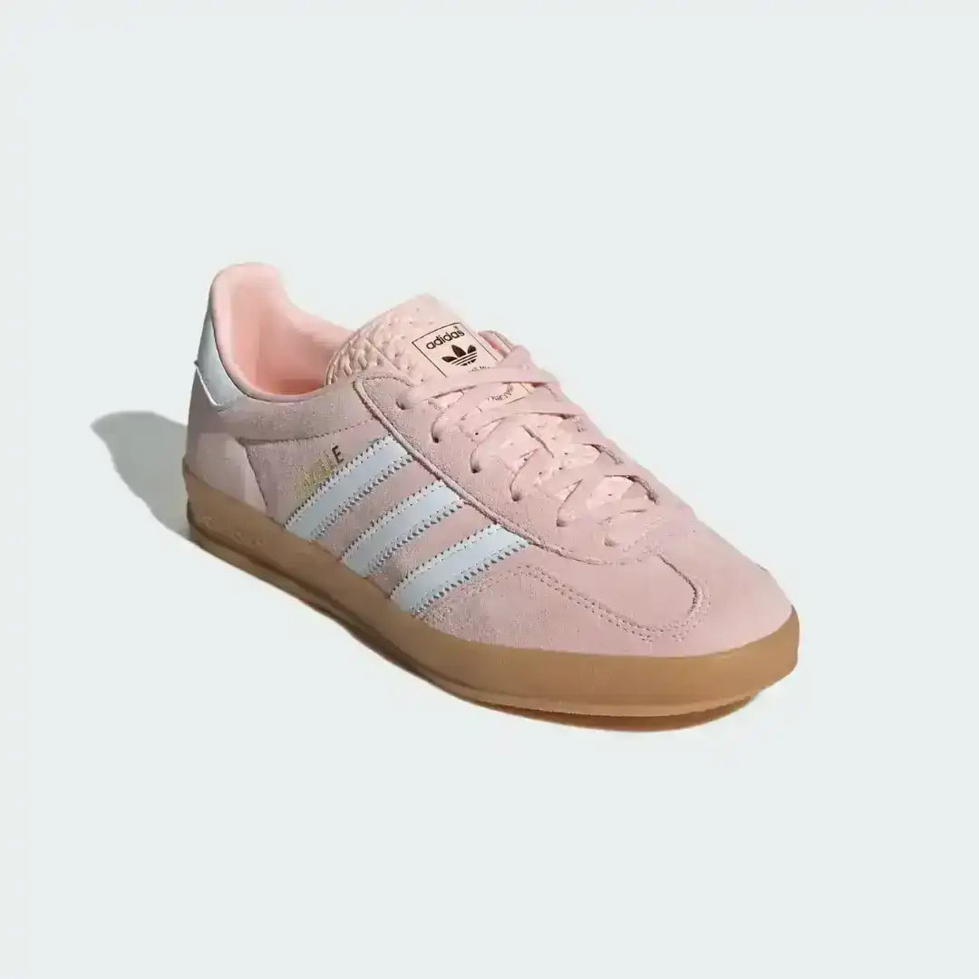 Adidas Gazelle Light Pink Sneakers – Suede & Gum Sole