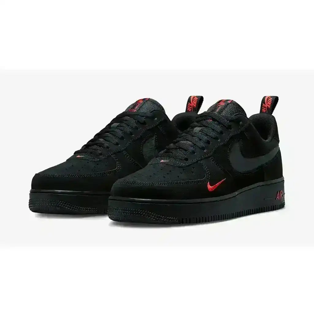 Nike Air Force 1 Multi Swoosh Black/Crimson