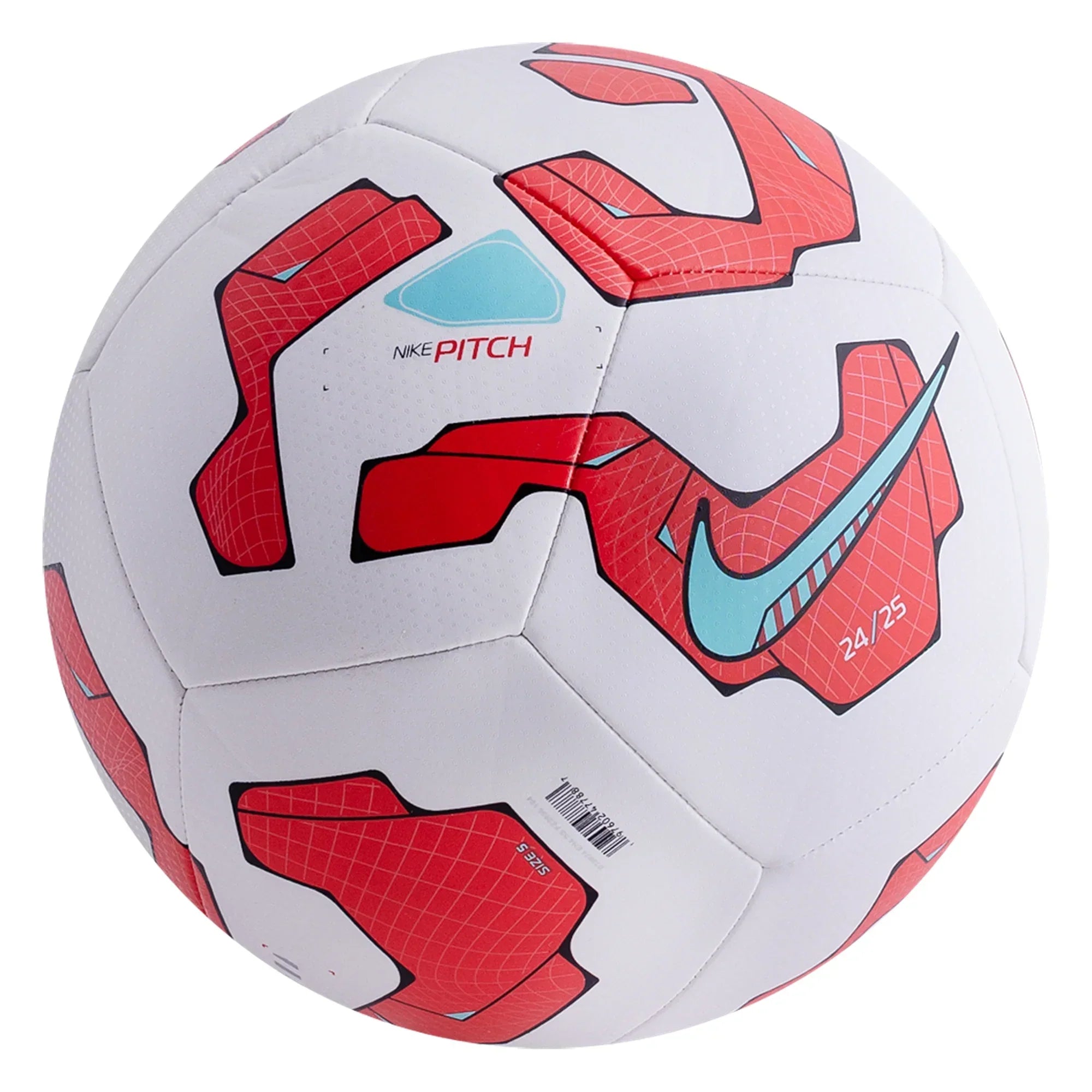 Nike Pitch Soccer Ball - White/Red
