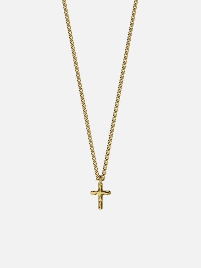 Forged Cross Chain | 18K Gold | Alltrends - 1
