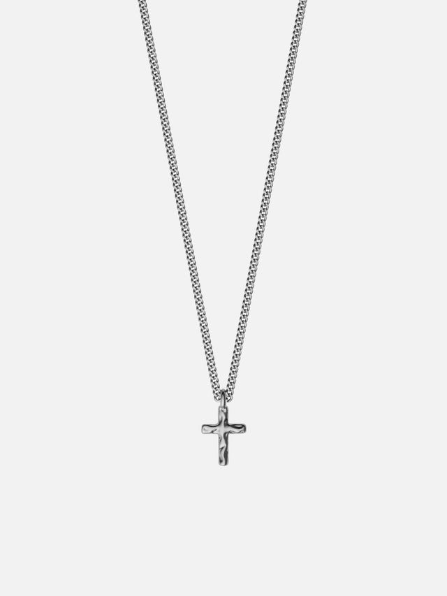 Forged Cross Chain | Silver | Alltrends - 1