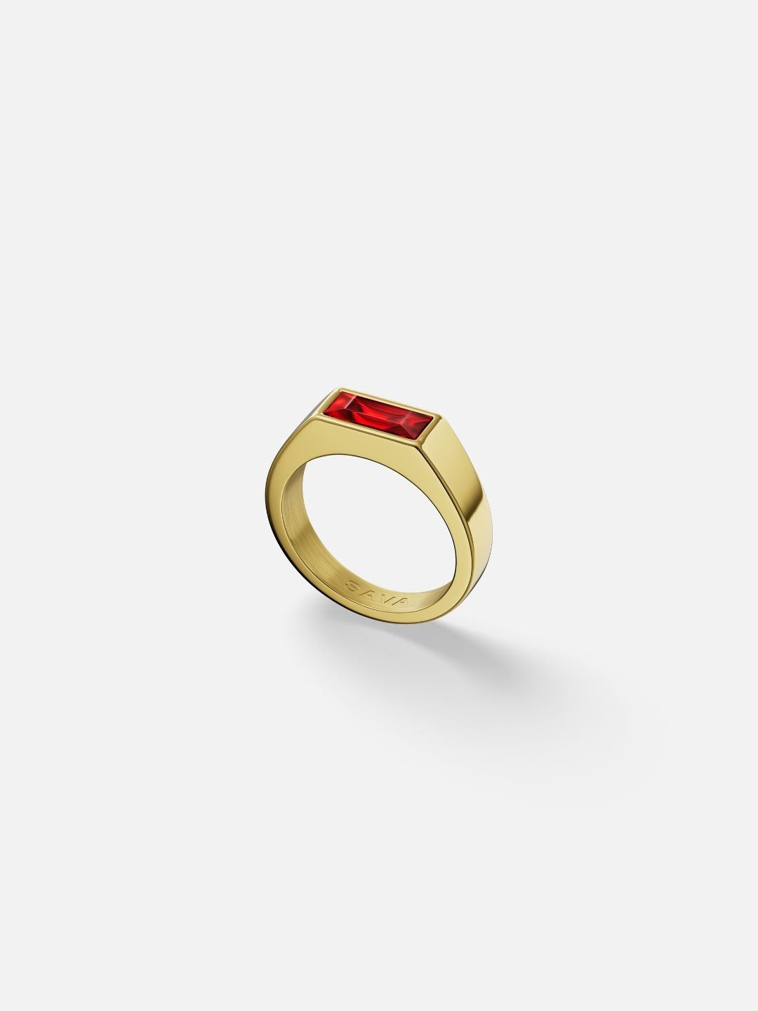 Red Como Ring | 18K Gold | Alltrends - 1