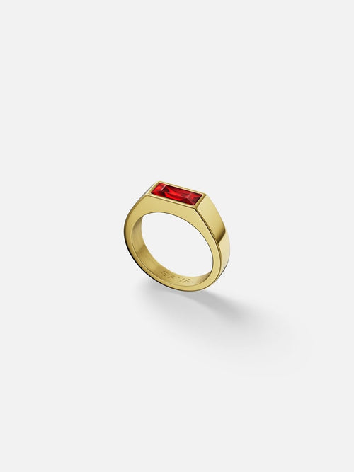 Red Como Ring | 18K Gold | Alltrends - 1